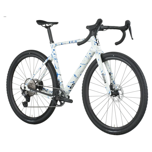 Scott Addict Gravel 30 White / Splatter Blue 425366 2026