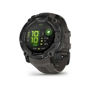 Garmin Instinct® 3 – 50 mm, AMOLED - Preto com bracelete carvão